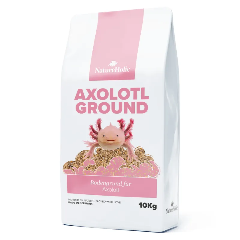 NatureHolic Axolotl Ground, Spezialbodengrund für Axolotl, 10 kg Sonderangebot